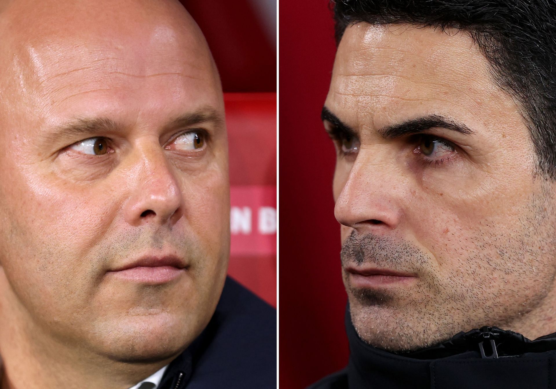 Arne Slot and Mikel Arteta (L to R) - Source: Getty